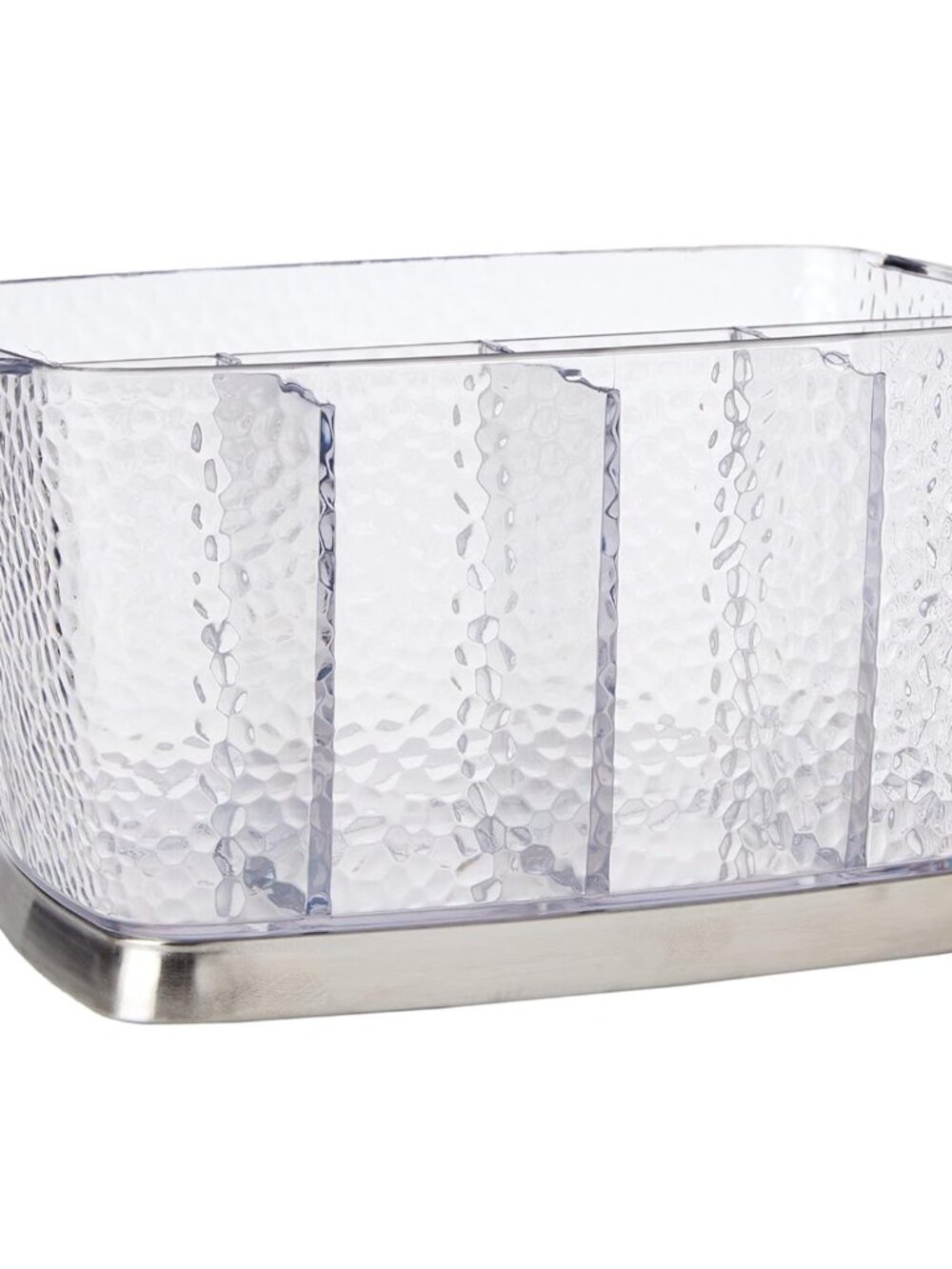 Rain Plastic Silverware Caddy Organizer Flatware Holder for Kitchen Countertop S